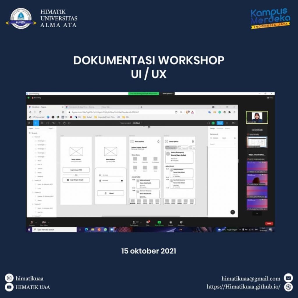 Workshop UI/UX Design Using Figma - Program Studi Informatika